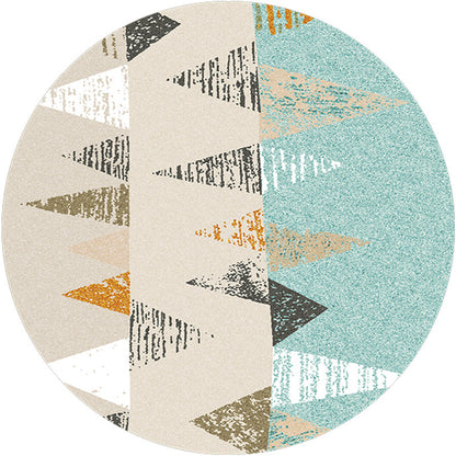 Vivolux | Eenvoudig Trendy Tapijt Multi Gekleurde Abstracte Print Binnen Tapijt Anti-Slip Achterkant Vlekbestendige Vloerkleed voor Decoratie