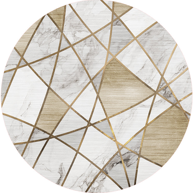 Vivolux | Eenvoudig Trendy Tapijt Multi Gekleurde Abstracte Print Binnen Tapijt Anti-Slip Achterkant Vlekbestendige Vloerkleed voor Decoratie