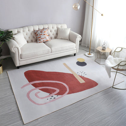 Vivolux | Morandi Farbe Parlor Teppich Westliches Farbblock Teppich Synthetisch Rutschfest Waschbar Innen Teppich