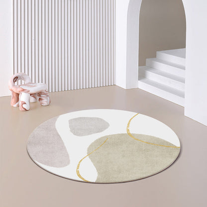 Vivolux | Westlicher geometrischer Teppich Mehrfarbig Polyester Teppich rutschfest pflegeleicht waschbarer Teppich für Dekoration
