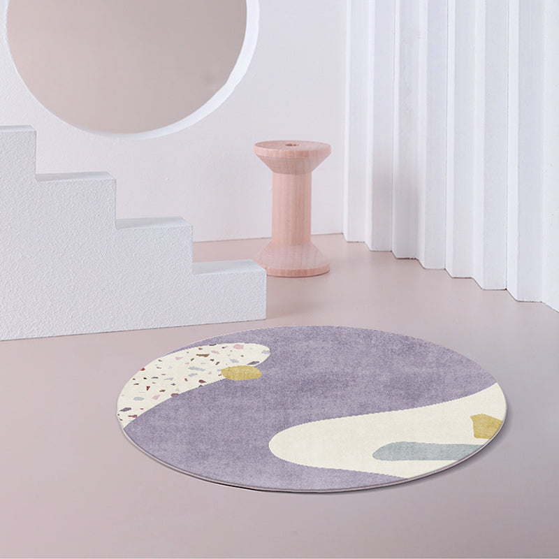 Vivolux | Westlicher geometrischer Teppich Mehrfarbig Polyester Teppich rutschfest pflegeleicht waschbarer Teppich für Dekoration