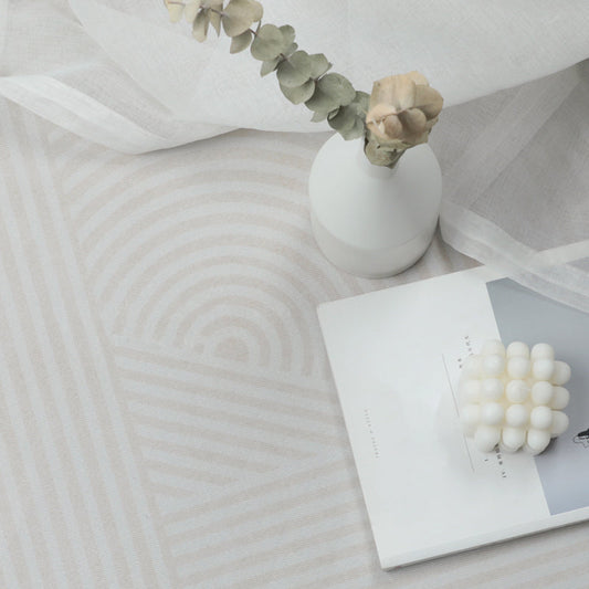 Vivolux | Westlicher geometrischer Teppich Mehrfarbig Polyester Teppich rutschfest pflegeleicht waschbarer Teppich für Dekoration