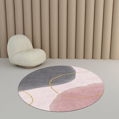 Vivolux | Kreativer Schlafzimmerteppich Mehrfarbig Farbblockteppich Polypropylen Waschbar Haustierfreundlich Rutschfester Teppich