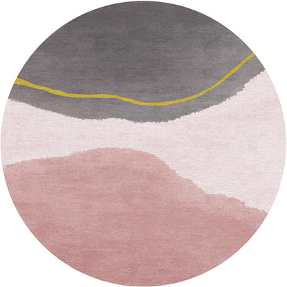 Vivolux | Kreativer Schlafzimmerteppich Mehrfarbig Farbblockteppich Polypropylen Waschbar Haustierfreundlich Rutschfester Teppich