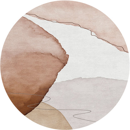 Vivolux | Kreativer Schlafzimmerteppich Mehrfarbig Farbblockteppich Polypropylen Waschbar Haustierfreundlich Rutschfester Teppich