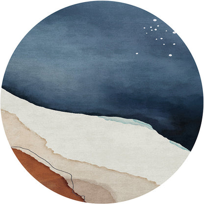 Vivolux | Kreativer Schlafzimmerteppich Mehrfarbig Farbblockteppich Polypropylen Waschbar Haustierfreundlich Rutschfester Teppich