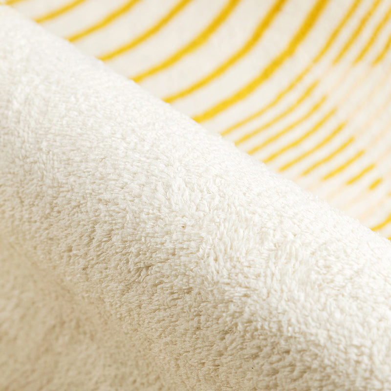 Vivolux | Eenvoudig Gestreept Patroon Tapijt Multi Kleur Katoenmix Tapijt Huisdier Vriendelijk Makkelijk Onderhoud Tapijt met Rand voor Decoratie