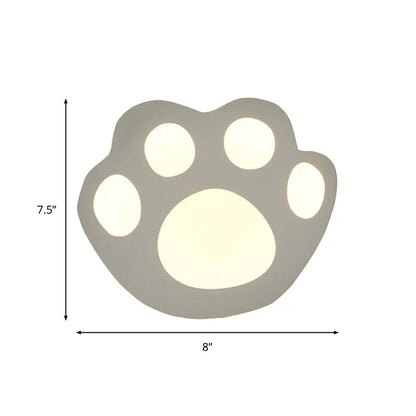 Vivolux | Flach Cartoon-Form Wandlampe Moderne stilvolle Acryl-LED-Wandleuchte in Weiß für Treppen