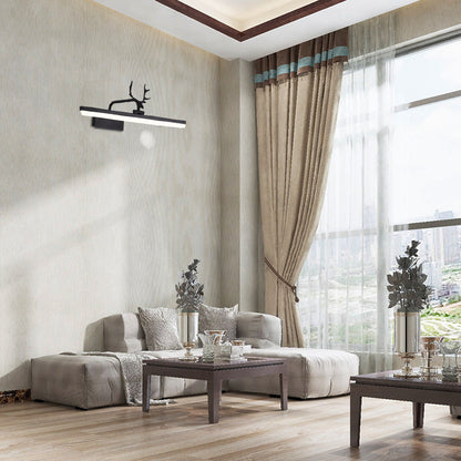 Vivolux | 16"/22"/28" W Rechthoekige Vanity Spiegel Licht met Dierentanden Rotatable Moderne Acryl Wandverlichting in Zwart/Goud/Wit