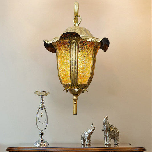 Vivolux | 1 Kopf Wandmontage Licht Marokkanische Glocke Eisen Wandlicht Leuchte in Messing für Wohnzimmer