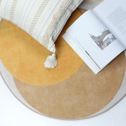 Vivolux | Luxus Wohnzimmer Teppich Mehrfarbig Farbblock Bereich Teppich Polypropylen Anti-Rutsch Haustierfreundlich Teppich