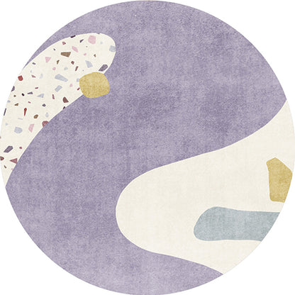 Vivolux | Luxus Wohnzimmer Teppich Mehrfarbig Farbblock Bereich Teppich Polypropylen Anti-Rutsch Haustierfreundlich Teppich