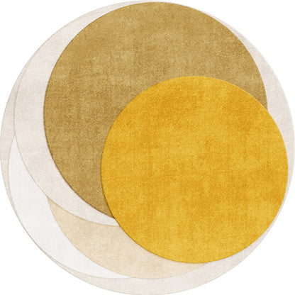 Vivolux | Luxus Wohnzimmer Teppich Mehrfarbig Farbblock Bereich Teppich Polypropylen Anti-Rutsch Haustierfreundlich Teppich