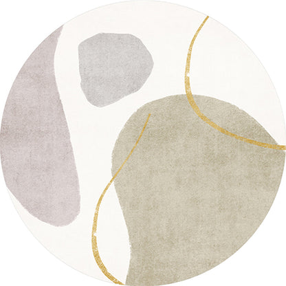 Vivolux | Luxus Wohnzimmer Teppich Mehrfarbig Farbblock Bereich Teppich Polypropylen Anti-Rutsch Haustierfreundlich Teppich