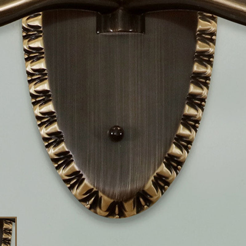 Vivolux | Bell Wohnzimmer Wandlampe Wandleuchte Vintage Stil Metall 1/2 Lichter Schwarze Wandlampe mit weißem Glasschirm