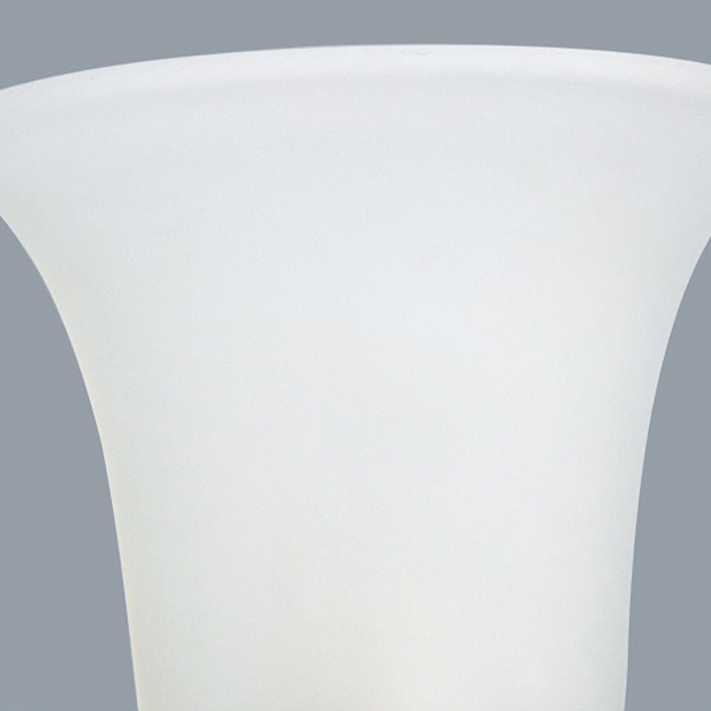 Vivolux | Frosted Glass Messing Wandlamp Bell 1/2-Licht Vintage Wandmontage Lichtarmatuur met Elliptische Achterplaat voor Entrée