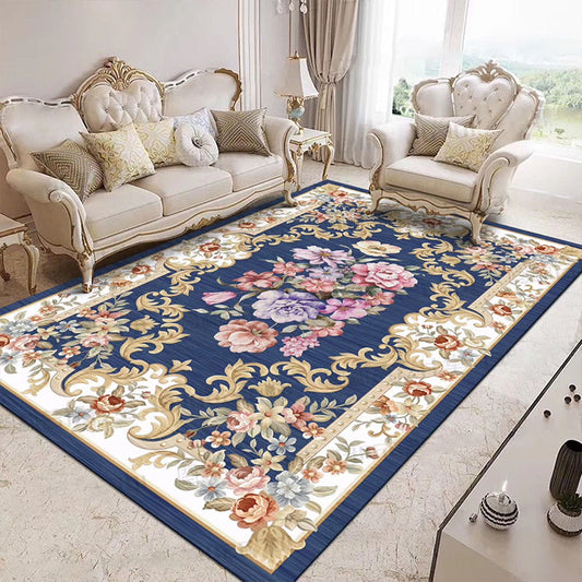 Vivolux | Vintage Huisdecoratie Tapijt Multikleur Bloem Patroon Vloerkleed Polypropeen Antislip Achtergrond Huisdiervriendelijk Tapijt