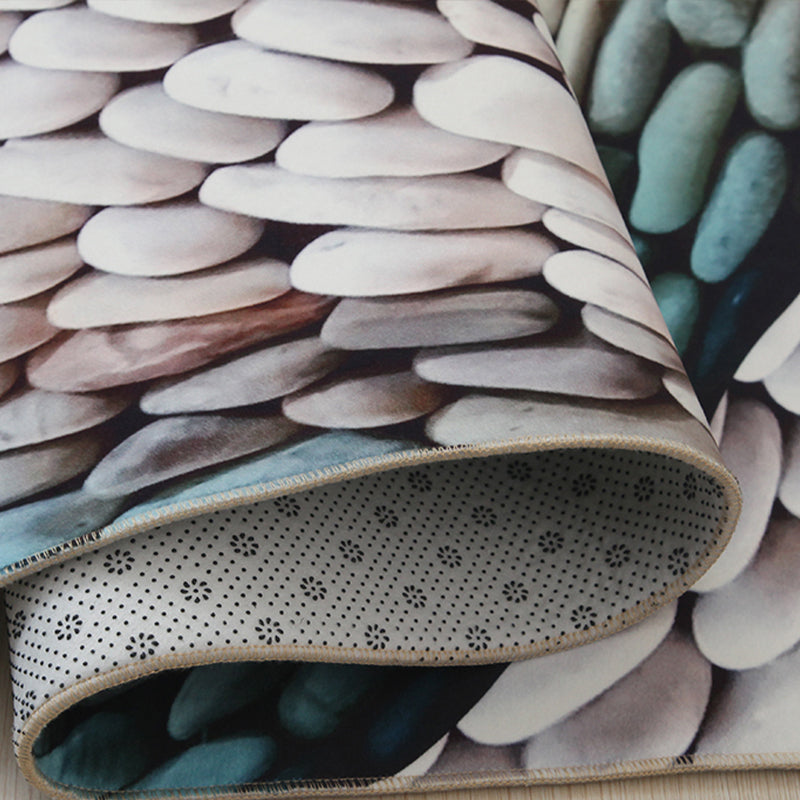 Vivolux | Meerkleurig creatief tapijt van polypropyleen, bloemenbedrukt tapijt, antislip, wasbaar, huisdierenvriendelijk tapijt voor decoratie