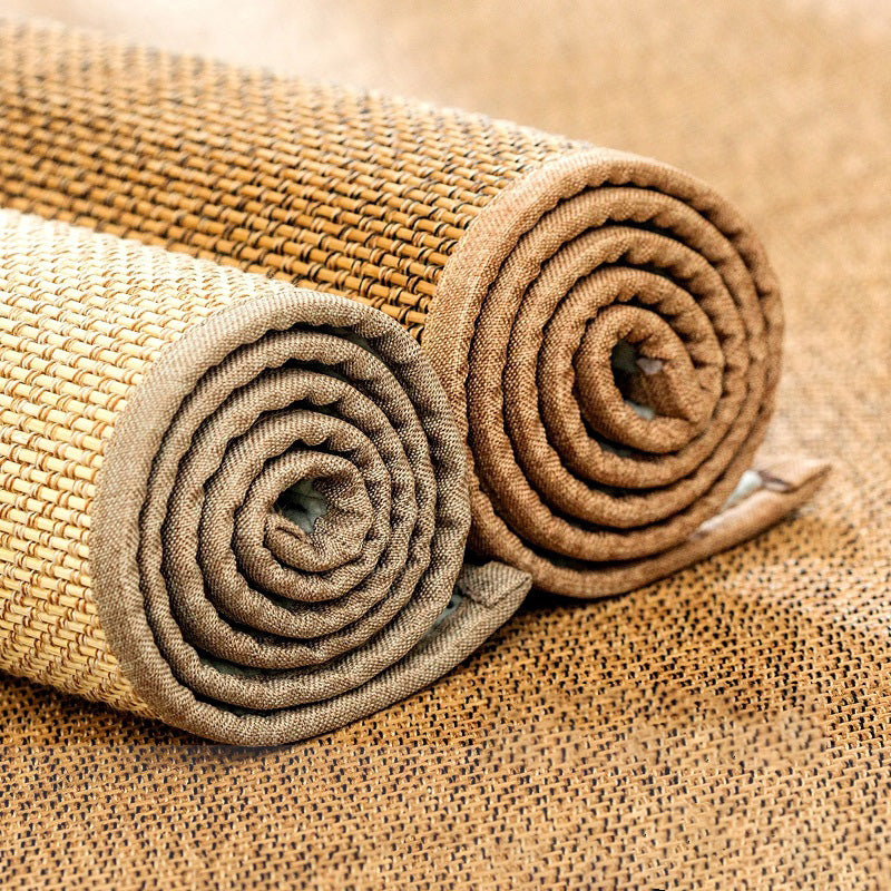 Vivolux | Lässiger Mehrfarbiger Schlichter Teppich Flachs Kabine Teppich Rutschfest Pflegeleicht Waschbarer Innenraumteppich zur Dekoration