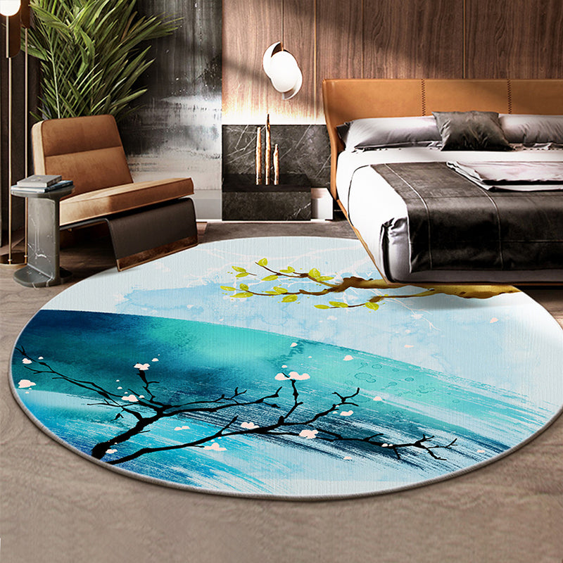 Vivolux | Klassiek Bloem en Vogel Tapijt Multicolor Chinese Tapijt Synthetisch Antislip Achterkant Vlekbestendig Tapijt voor Deco