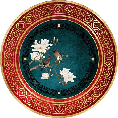 Vivolux | Betoverend Multicolor Bloemenprint Tapijt Polyester Aziatisch Tapijt Antislip Huisdier vriendelijk Vlekbestendig Tapijt voor Thuis