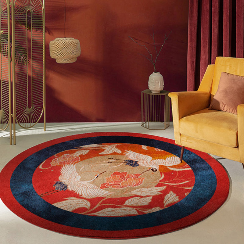 Vivolux | Betoverend Multicolor Bloemenprint Tapijt Polyester Aziatisch Tapijt Antislip Huisdier vriendelijk Vlekbestendig Tapijt voor Thuis