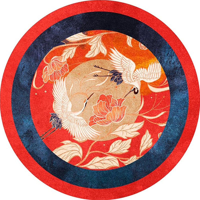 Vivolux | Betoverend Multicolor Bloemenprint Tapijt Polyester Aziatisch Tapijt Antislip Huisdier vriendelijk Vlekbestendig Tapijt voor Thuis