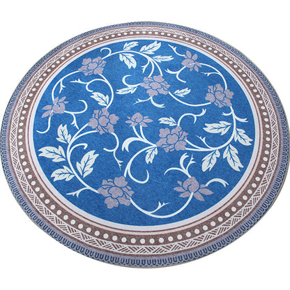 Vivolux | Chinesische Landschaft Druck Teppich Mehrfarbig Polypropylen Teppich Anti-Rutsch Rücken Fleckenbeständig Haustierfreundlicher Teppich für Wohnzimmer