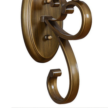 Vivolux | Geflout Frosted Glass Wandlamp Traditionele 1 Lamp Slaapkamer Wandlamp in Goud