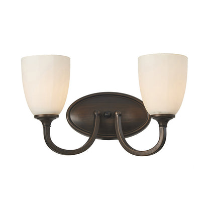 Vivolux | Witte Dome Wandlamp Retro Melkglas 1/2-Licht Woonkamer Wandlamp met Metalen Achterplaat