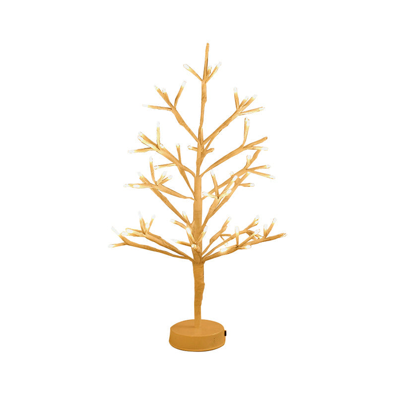 Vivolux | Plastic Tree Shaped Nachtkastlamp Nordic Stijl Witte LED Tafellamp voor Slaapkamer