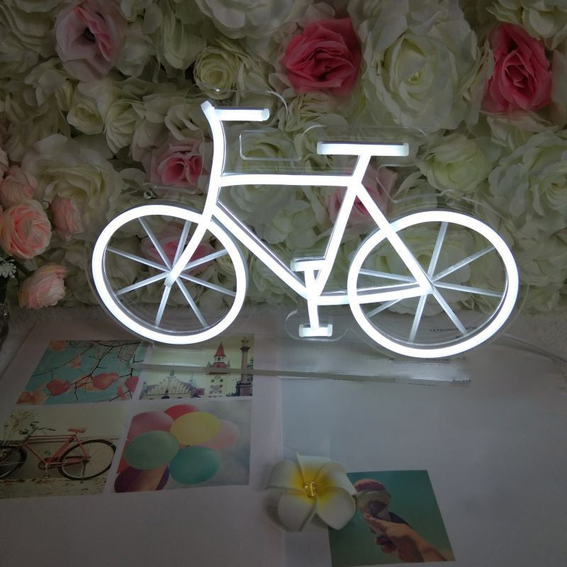 Vivolux | Cartoon Assorted Shape Neon Verlichting Plastic Kinderkamer LED Nachtlamp in Wit