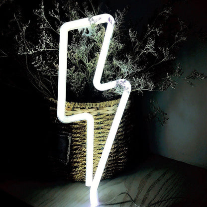 Vivolux | Thunderclap Formen LED Nachtlampe Kinder Plastik Weiß USB-Lade Tischlicht zur Dekoration