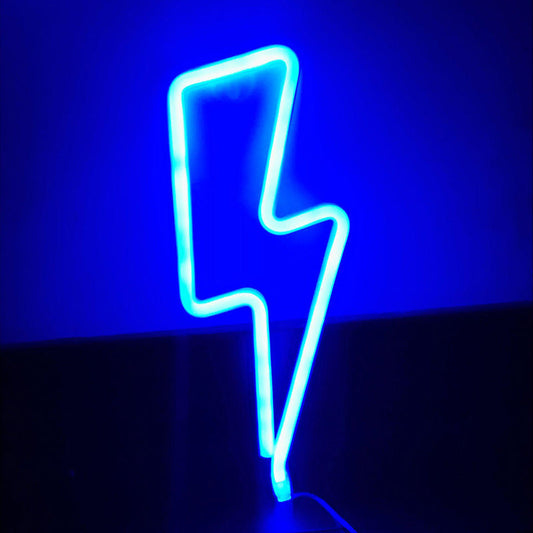 Vivolux | Thunderclap Formen LED Nachtlampe Kinder Plastik Weiß USB-Lade Tischlicht zur Dekoration