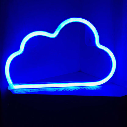 Vivolux | Plastic Cloud LED Wand Nachtverlichting Kinderen Witte Nacht Tafellicht met Oplaadbare USB Plug