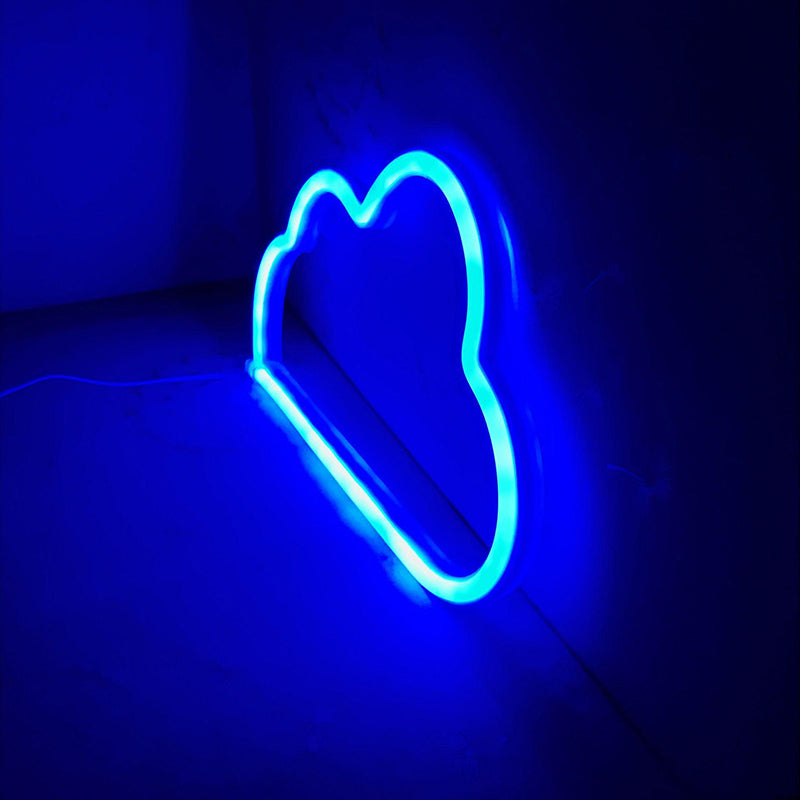 Vivolux | Plastic Cloud LED Wand Nachtverlichting Kinderen Witte Nacht Tafellicht met Oplaadbare USB Plug