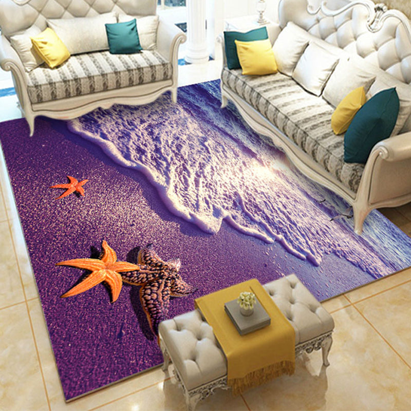 Vivolux | Nieuwigheid woonkamer tapijt meerkleurig bloemdruk indoor tapijt polyester antislip achterkant wasbaar gebied tapijt