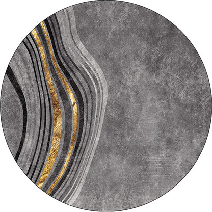 Vivolux | Formaler Farbblockteppich Mehrfarbiger Polyester-Teppich Rutschfest Haustierfreundlich Waschbarer Indoor-Teppich für das Wohnzimmer