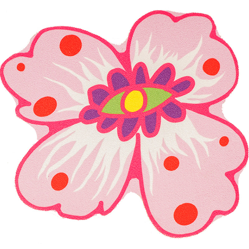 Vivolux | Neuheitenform Pflanzenteppich Mehrfarbig Fancies Teppich Polypropylen Rutschfeste Rückseite Fleckenresistenter Teppich für Raum