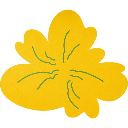 Vivolux | Neuheitenform Pflanzenteppich Mehrfarbig Fancies Teppich Polypropylen Rutschfeste Rückseite Fleckenresistenter Teppich für Raum