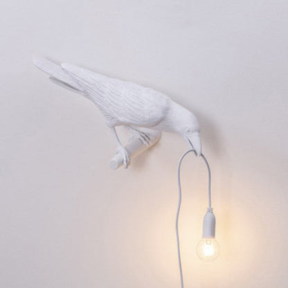 Vivolux | Rabenförmige Wandleuchte Lampe Künstlerisches Harz 1 Kopf Wandbeleuchtung Ideen mit freiliegendem Lampendesign