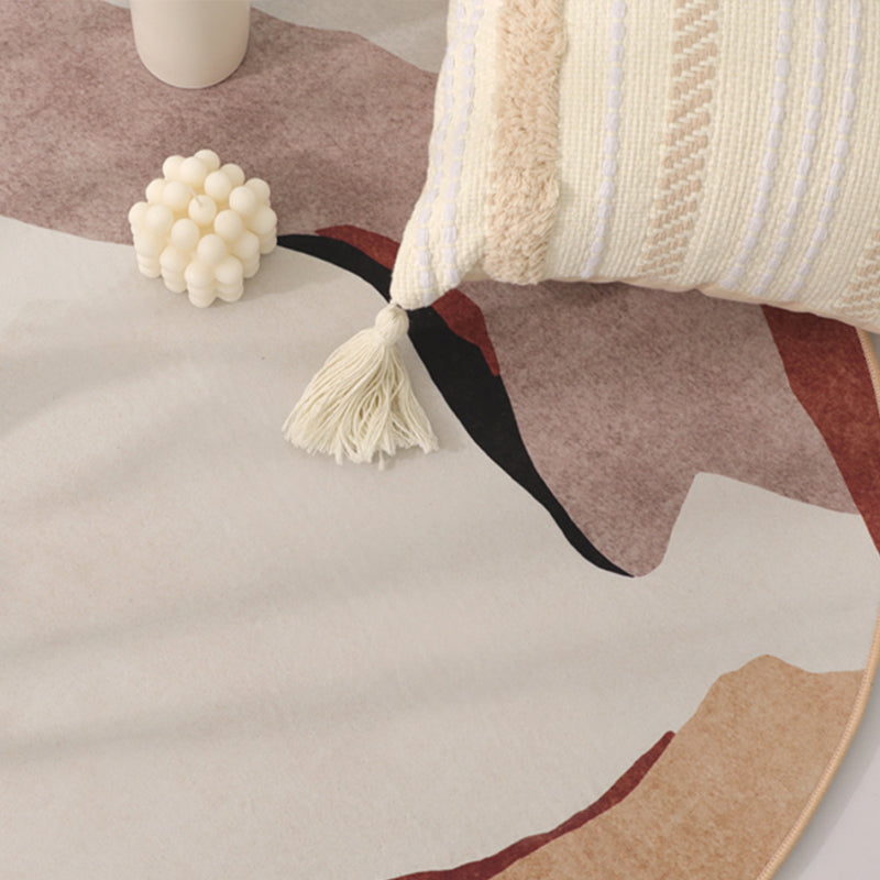 Vivolux | Designer kleurblok tapijt Multi Color katoenmix vloerkleed gemakkelijk te verzorgen huisdier vriendelijk wasbaar binnen tapijt voor decor