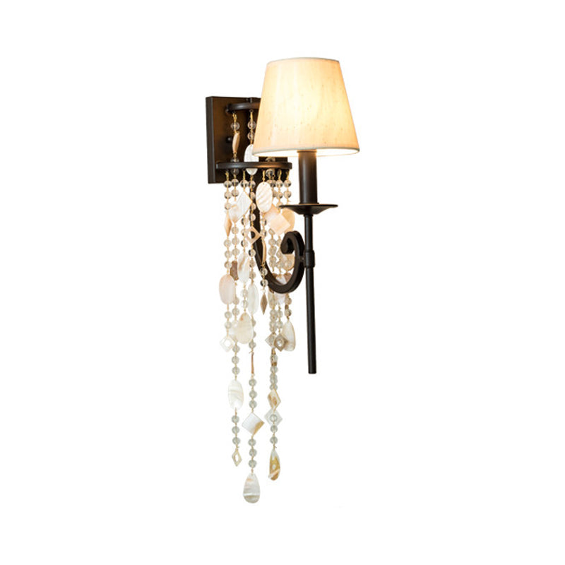 Vivolux | Torch Schlafzimmer Wandlicht Leuchte Klassische Metall 1 Licht Braun/Gold Wandleuchte mit/ohne Schirm