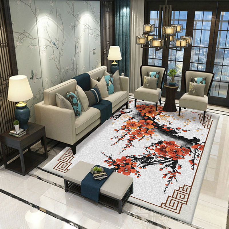 Vivolux | Formeel woonkamer tapijt multi kleur plantenprint binnen tapijt polypropyleen antislip onderkant huisdiervriendelijk tapijt