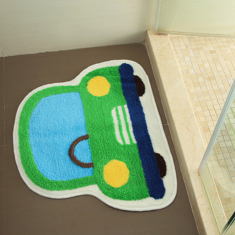 Vivolux | Creatieve Kinderen Kamer Tapijt Multi Gekleurd 3D Patroon Binnen Tapijt Katoen Mengsel Antislip Huisdier Vriendelijk Gebied Tapijt