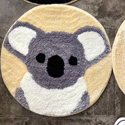 Vivolux | Lässiger Cartoon-Druck-Teppich Mehrfarbig Synthetik Teppich mit rutschfester Rückseite Haustierfreundlicher Teppich zur Dekoration