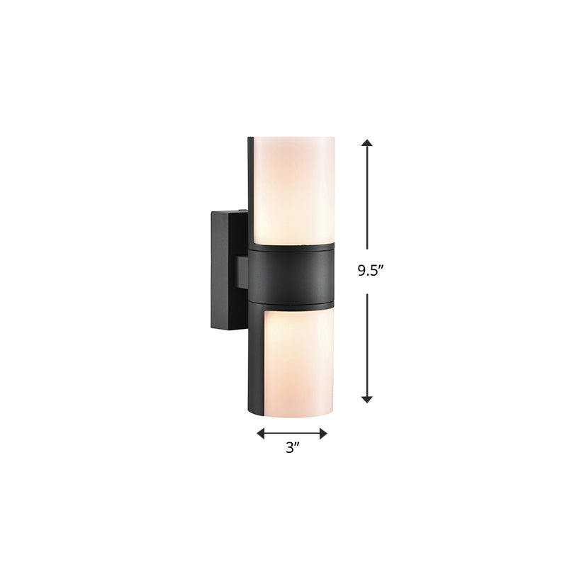 Vivolux | Draaibare Moderne Geometrische Wandlamp Plastic Tuin LED Wandlamp in Grijs