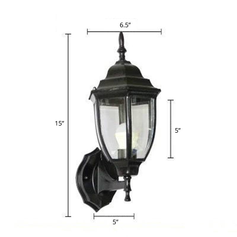 Vivolux | Bell Garden Wandverlichting Ideeën Vintage Aluminium 1-Licht Wandlamp met Glazen Kap
