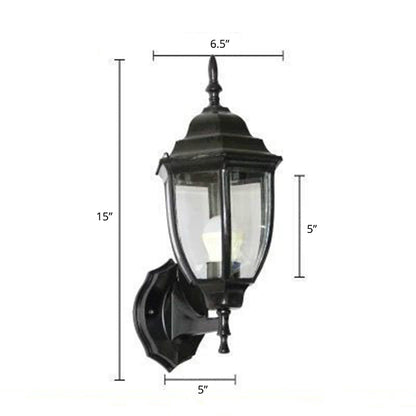 Vivolux | Bell Garden Wandverlichting Ideeën Vintage Aluminium 1-Licht Wandlamp met Glazen Kap