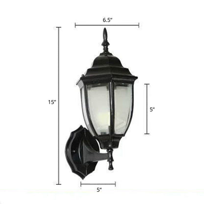 Vivolux | Bell Garden Wandverlichting Ideeën Vintage Aluminium 1-Licht Wandlamp met Glazen Kap